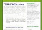 El texto instructivo | Recurso educativo 33525