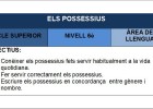 Els possessius | Recurso educativo 34262