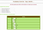 Months, days and times of the day | Recurso educativo 34558