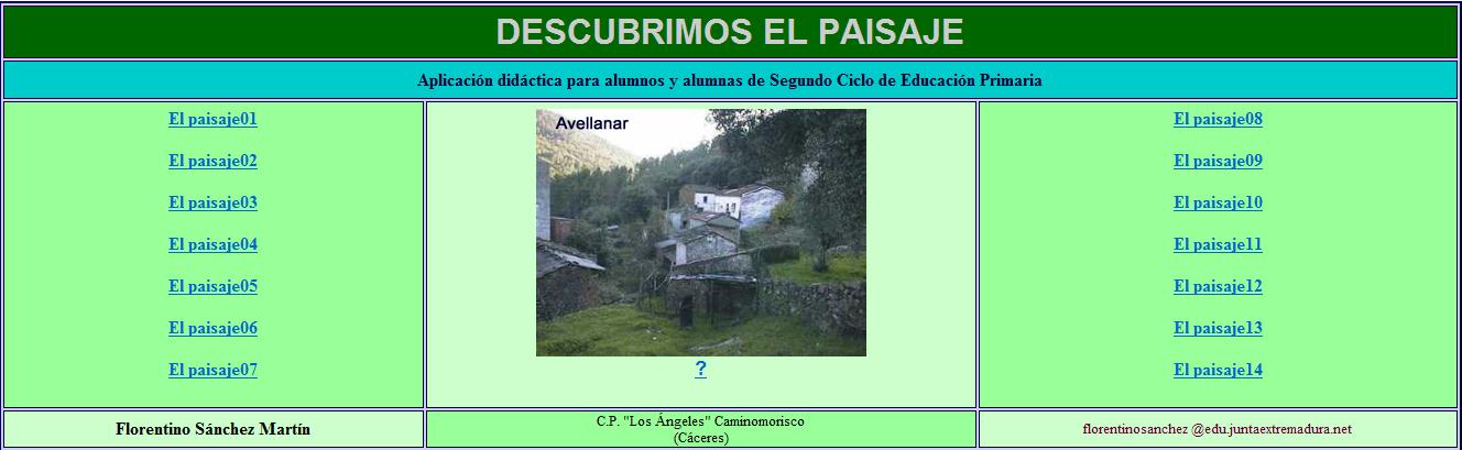 El paisaje | Recurso educativo 34609