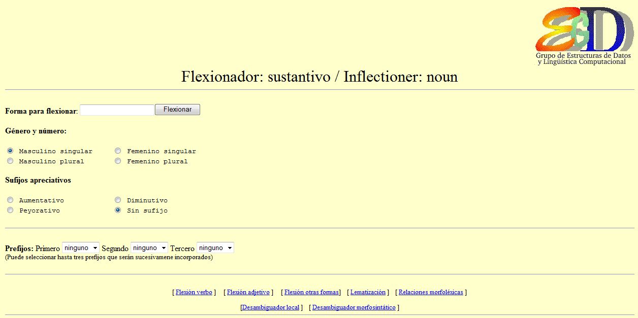 Flexionador de sustantivos | Recurso educativo 35683