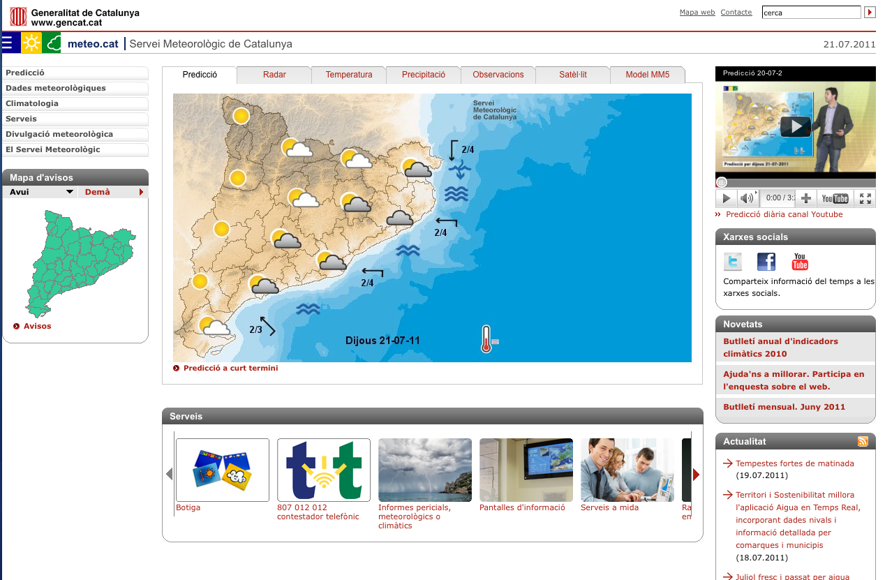 Servei Meteorològic de Catalunya | Recurso educativo 36394