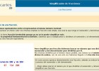 Simplificación de fracciones | Recurso educativo 36649