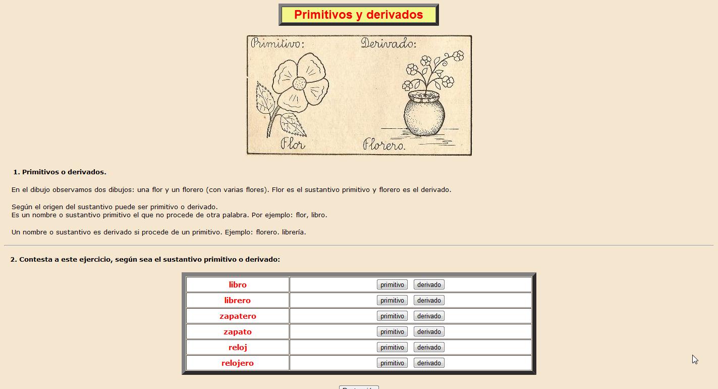 Primitivos y derivados | Recurso educativo 36851