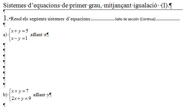 Mètode d'igualació | Recurso educativo 37684