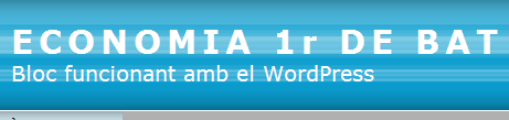 Economia de 1r de Bat. | Recurso educativo 38012