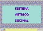 Sistema métrico decimal | Recurso educativo 40507