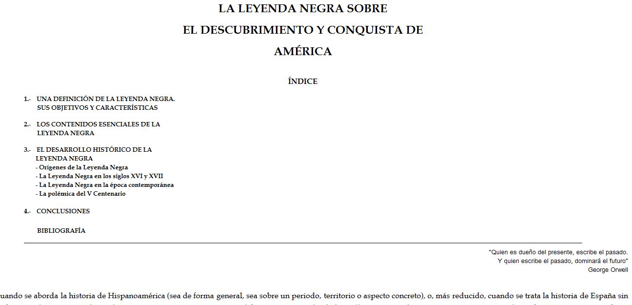 La leyenda negra sobre el descubrimiento y la conquista de América | Recurso educativo 41426