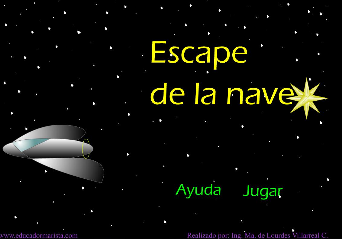 Escape de la nave | Recurso educativo 42658