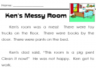 Messy room | Recurso educativo 42825