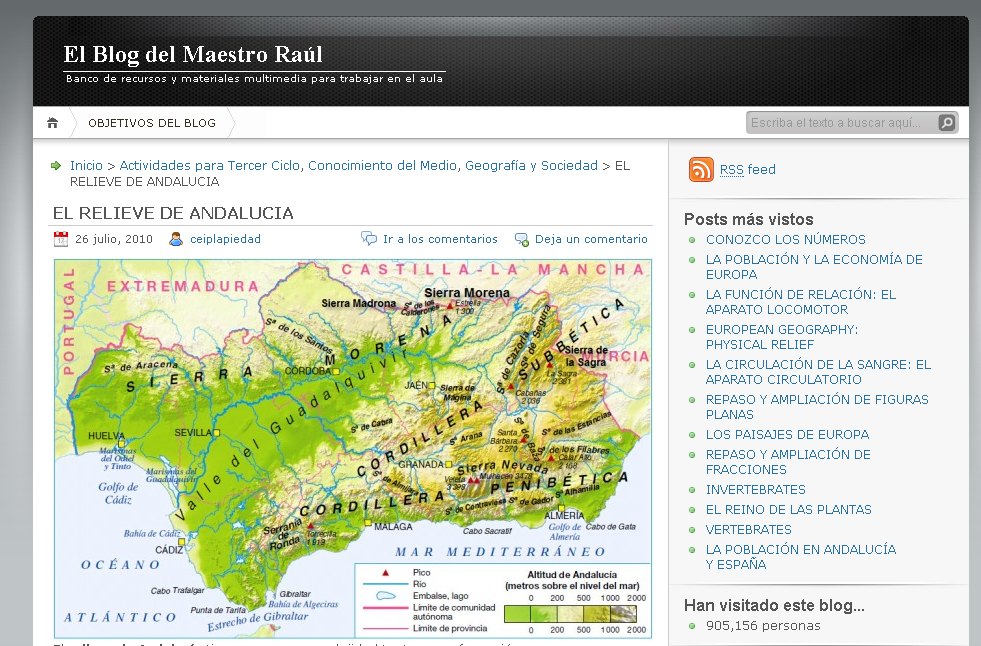 Relieve de Andalucía | Recurso educativo 43417