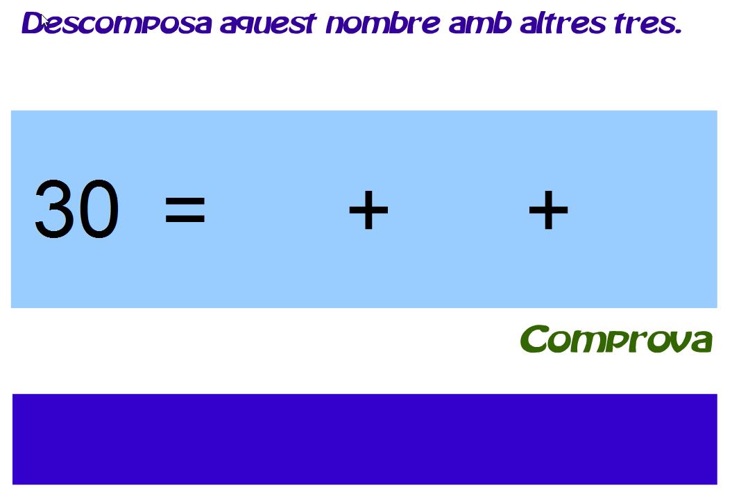 Descomposa els nombres | Recurso educativo 43712