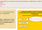 El discurso expositivo y tres de sus formas básicas: definición, descripción y caracterización. | Recurso educativo 44069