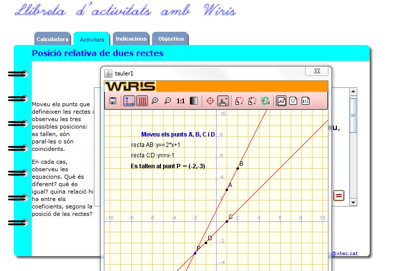 Posició relativa de rectes | Recurso educativo 44101