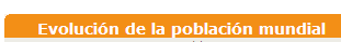 Evolución de la población mundial | Recurso educativo 44599