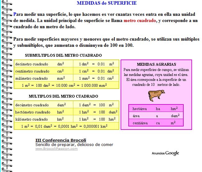 Medidas de supefície | Recurso educativo 44771