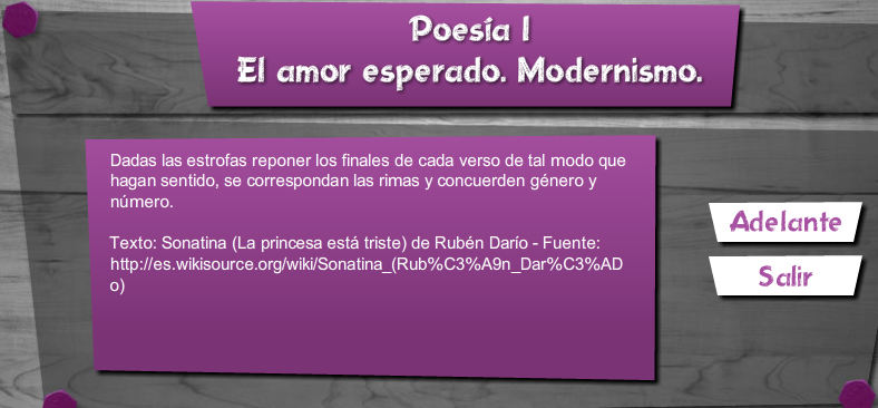 El amor esperado. Modernismo | Recurso educativo 45147