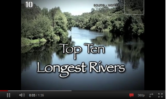 Top 10 Longest Rivers | Recurso educativo 45151