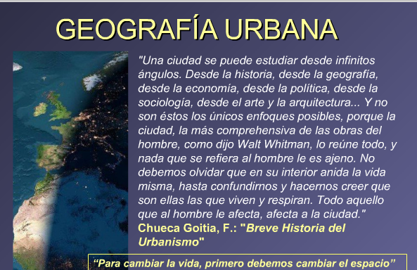 Geografía urbana | Recurso educativo 45244