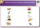 Rhyming activities | Recurso educativo 45254