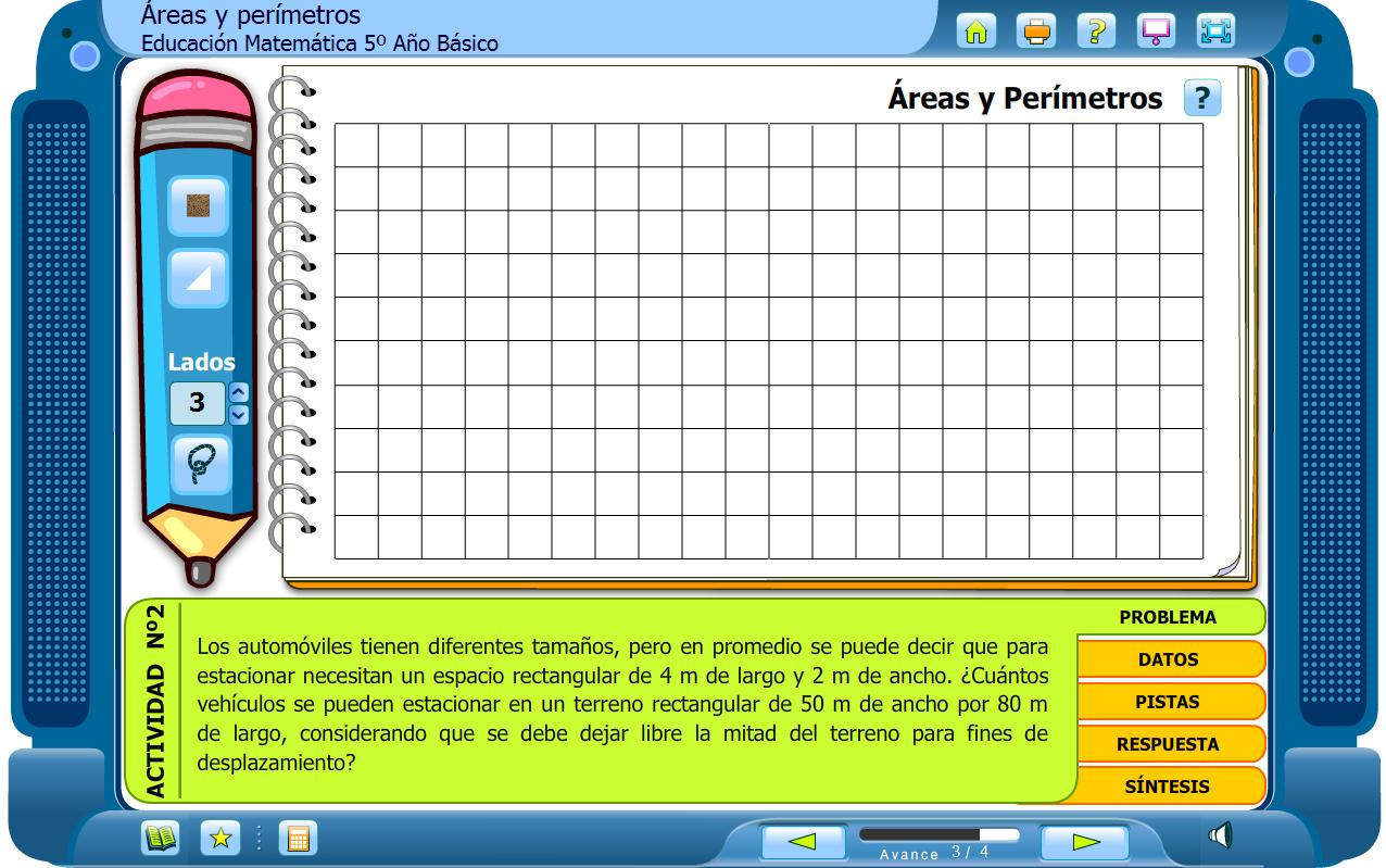 Áreas y perímetros | Recurso educativo 45386