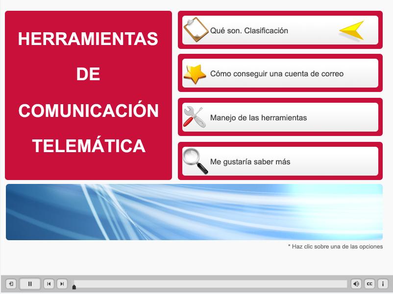 Herramientas de comunicación telemática | Recurso educativo 45634