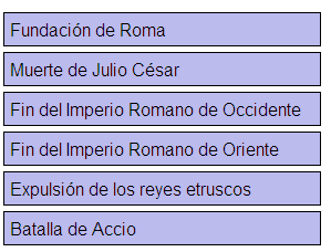 Actividades de Cultura clásica | Recurso educativo 45833