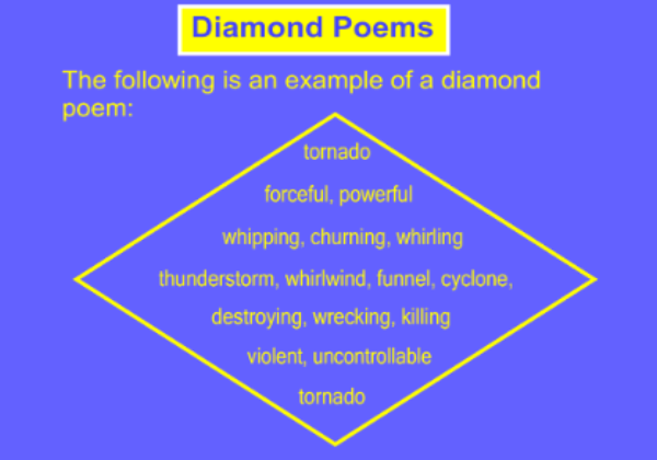 Diamond poems | Recurso educativo 46392