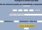 Actividad: completar secuencias de números | Recurso educativo 48141