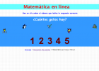 Matemáticas en línea: gatos | Recurso educativo 49501