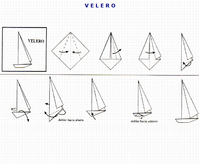 Origami: velero | Recurso educativo 49551