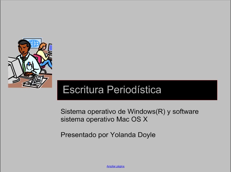 Escritura de Reportaje | Recurso educativo 49899