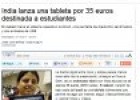 Rompiendo la brecha digital: Aakash, la tableta más barata del mundo | Recurso educativo 54666