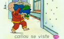 Caillou se viste | Recurso educativo 55321