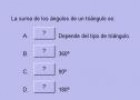 Triángulos: autoevaluación | Recurso educativo 1866