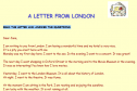 Reading: A letter from London | Recurso educativo 23950