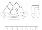 Ficha Matemáticas: El 5 | Recurso educativo 24346