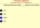 Possessive adjectives (quiz) | Recurso educativo 24736