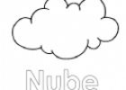 Rellenar letras: Nube | Recurso educativo 25022