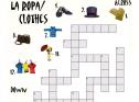 Crucigrama: La ropa/clothes | Recurso educativo 5505