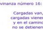 Usa el coco y adivina: cargadas van | Recurso educativo 6148