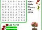 Sopa de letras: flores | Recurso educativo 7114