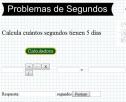 Problema: segundos | Recurso educativo 7675