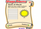 Shape poems | Recurso educativo 7759