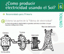 ¿Cómo producir electricidad usando el Sol? | Recurso educativo 9634