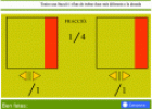 Interactiu: Trobem fraccions equivalents | Recurso educativo 9675