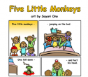 Five Little monkeys: Lesson plan | Recurso educativo 66502