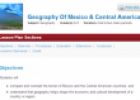 Geography of Mexico and Central America | Recurso educativo 68920