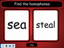 Homophones snap | Recurso educativo 71182