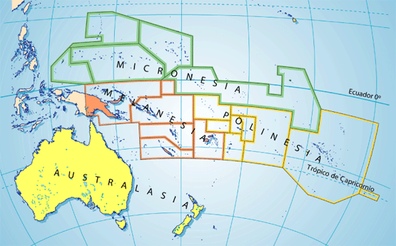 El Pacífico y Oceanía | Recurso educativo 73524